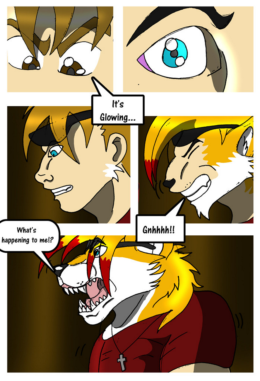 Lightning Fursona Transformation 002