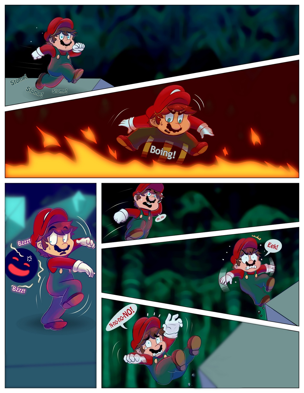 Mario And Bowser 002
