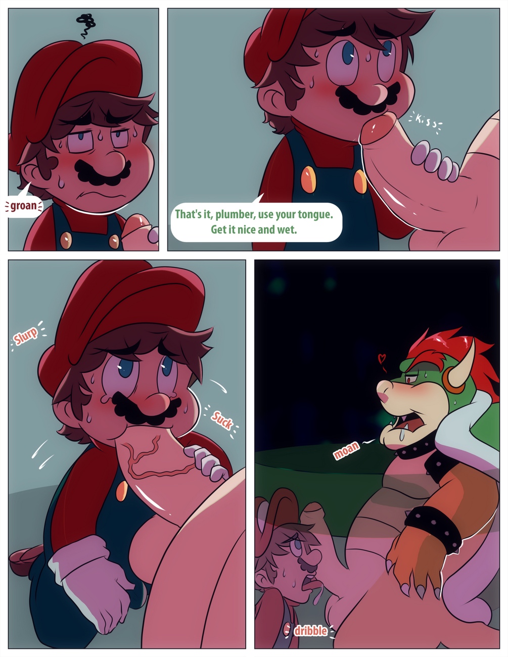 Mario And Bowser 007