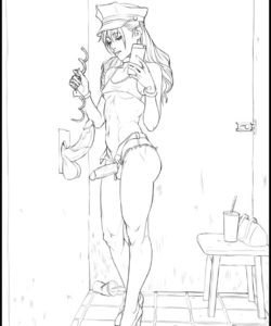 Peach Changing Room 007