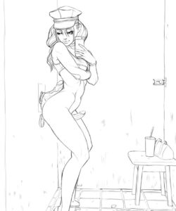 Peach Changing Room 014