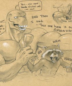 Rocket Racoon X Beta Ray Bill 002