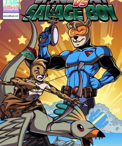 Space Man vs Savage Boy