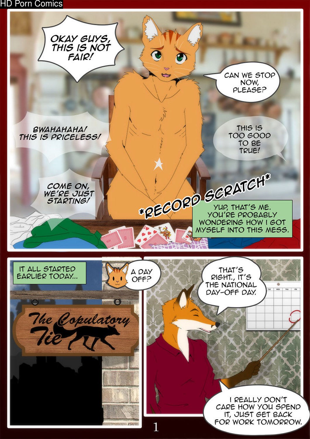 The Copulatory Tie 8 - Not-So-Relaxing Day-Off 002