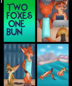 Two Foxes One Bun
