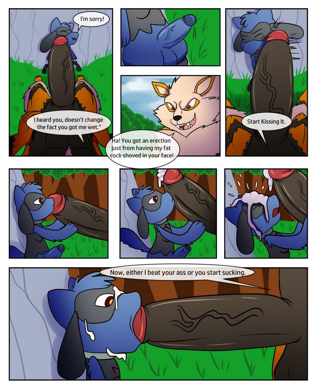 Wet An Arcanine, Drench A Riolu 002