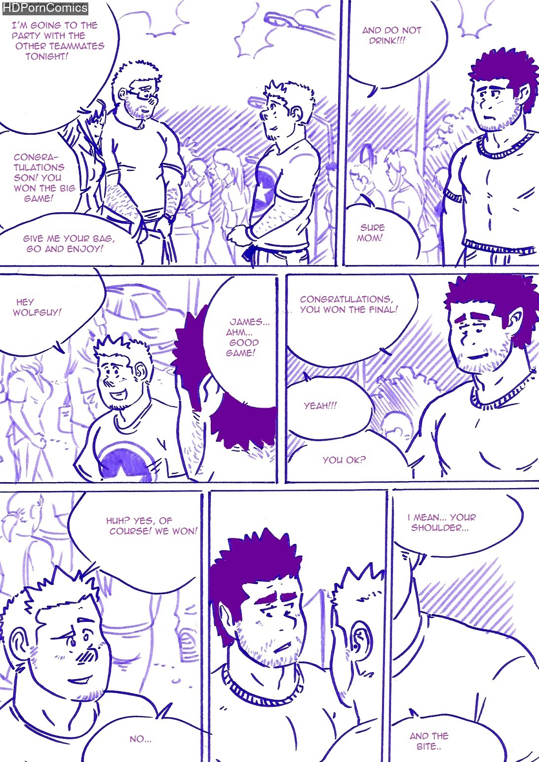 Wolfguy 4 - Purple 009