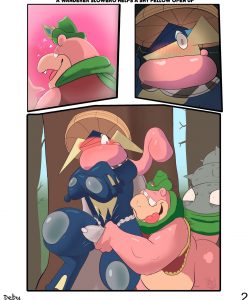 A Wanderer Slowbro Helps A Shy Fellow Open Up 002