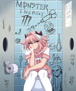 Astolfo In The Public Bathroom 002