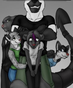 Daddy Issues black kitten