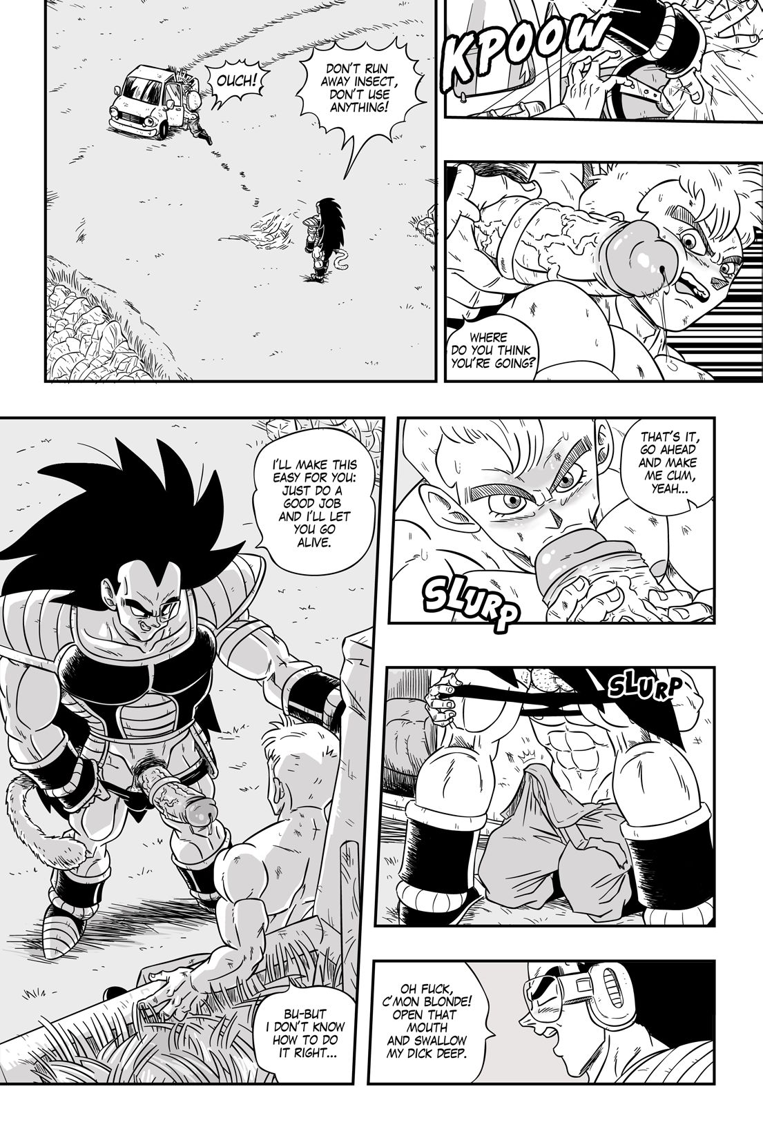 Dragon Balls Red Bottom 2 - Saiyan Bulge Invasion 010