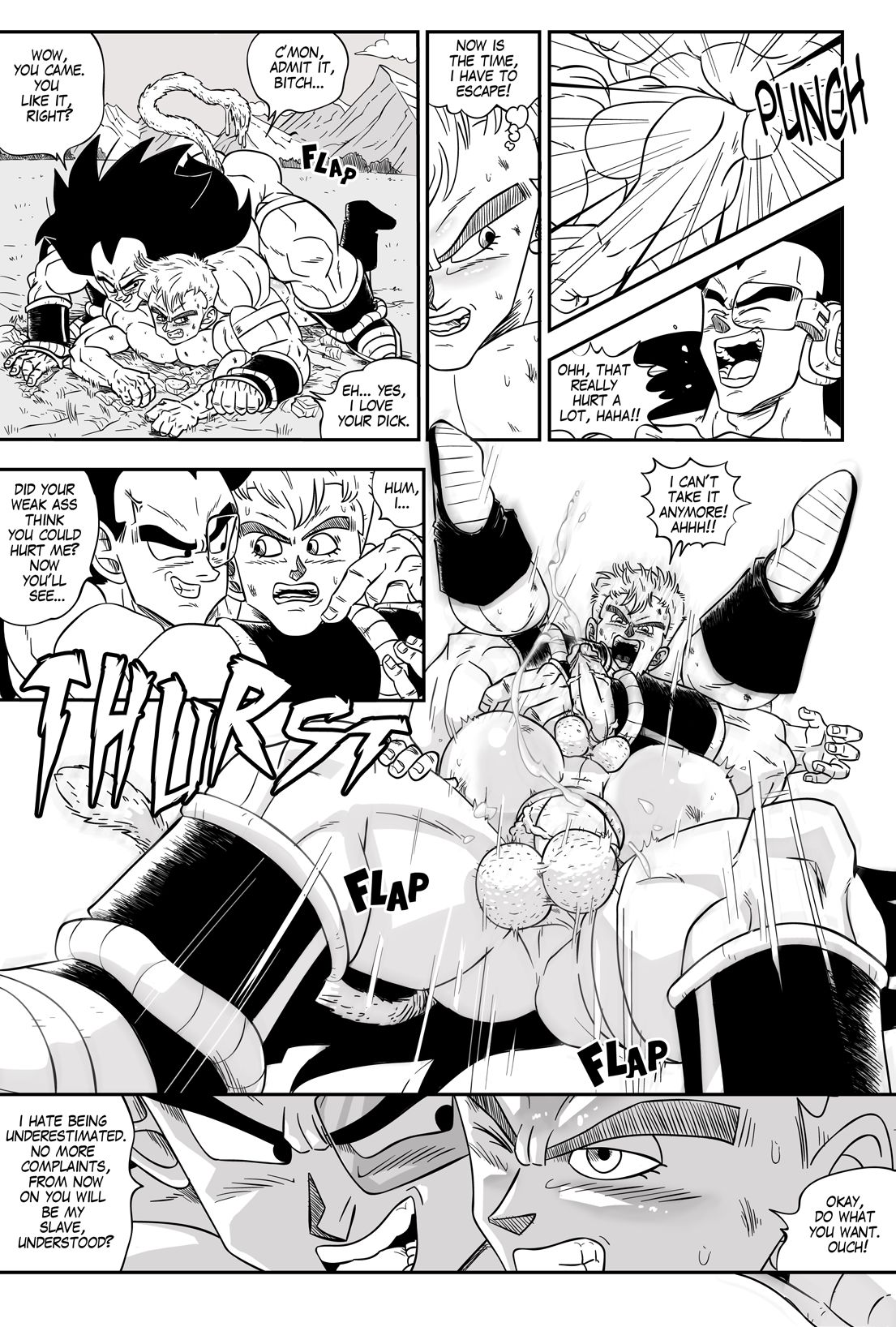 Dragon Balls Red Bottom 2 - Saiyan Bulge Invasion 016