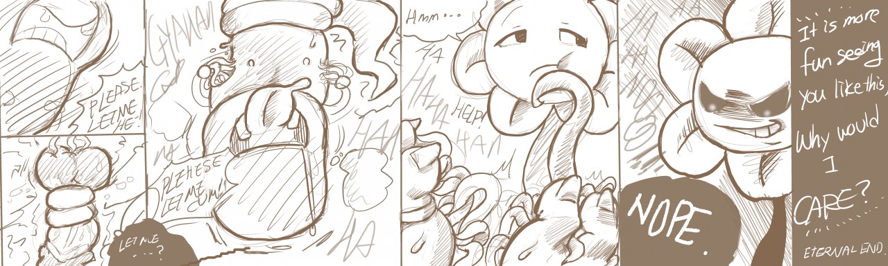 Flowey And The Monster Kid 007