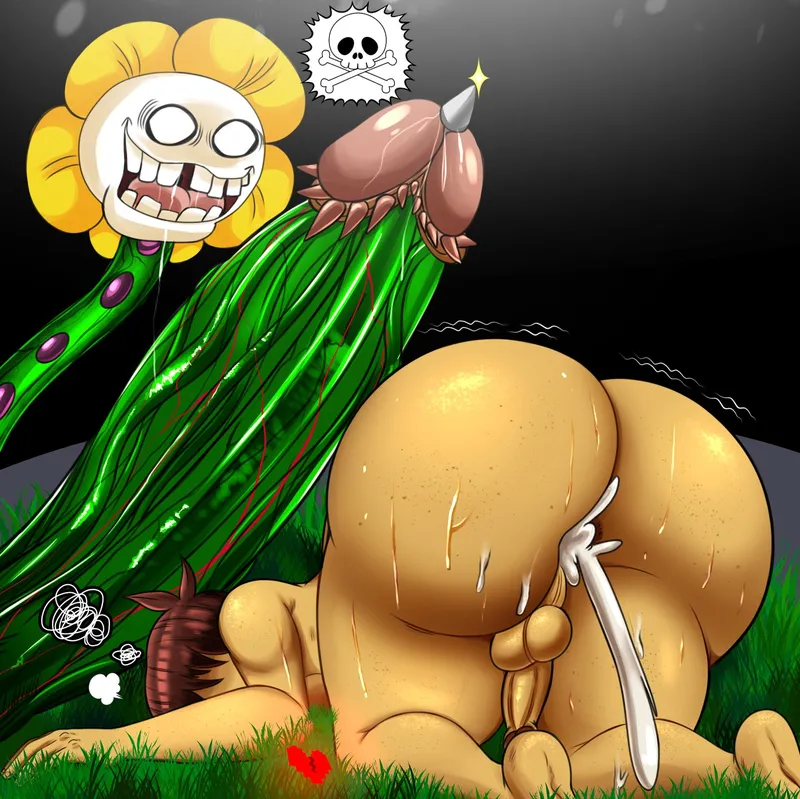 Frisk x Flowey 010