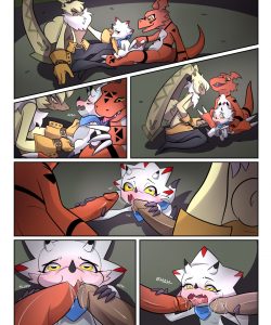 Gammamon x Symbare Angoramon x Guilmon