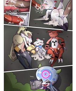 Gammamon x Symbare Angoramon x Guilmon 003