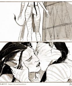 Jake Sully, Neytiri And Quaritch 007