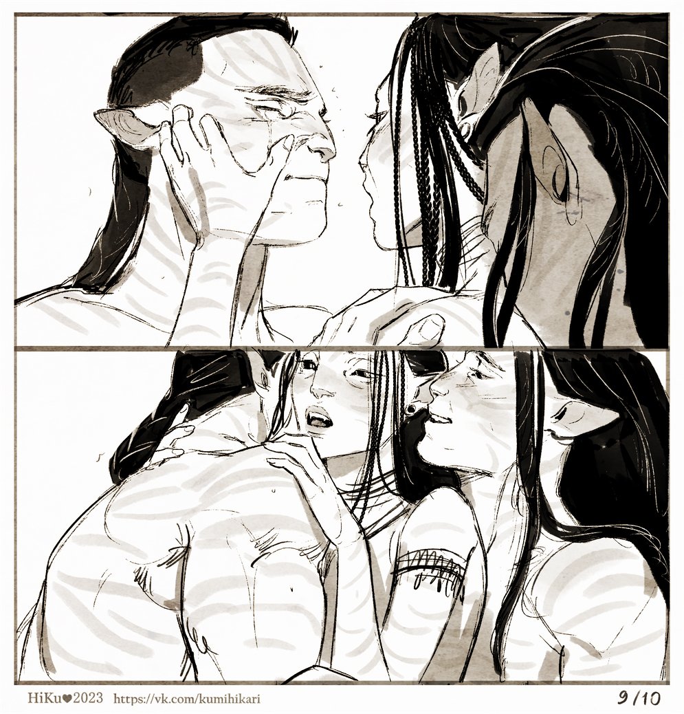 Jake Sully, Neytiri And Quaritch 013