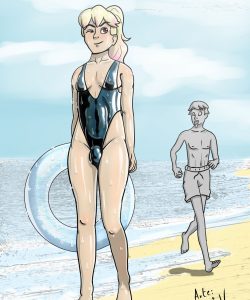 Jessy CD On The Beach