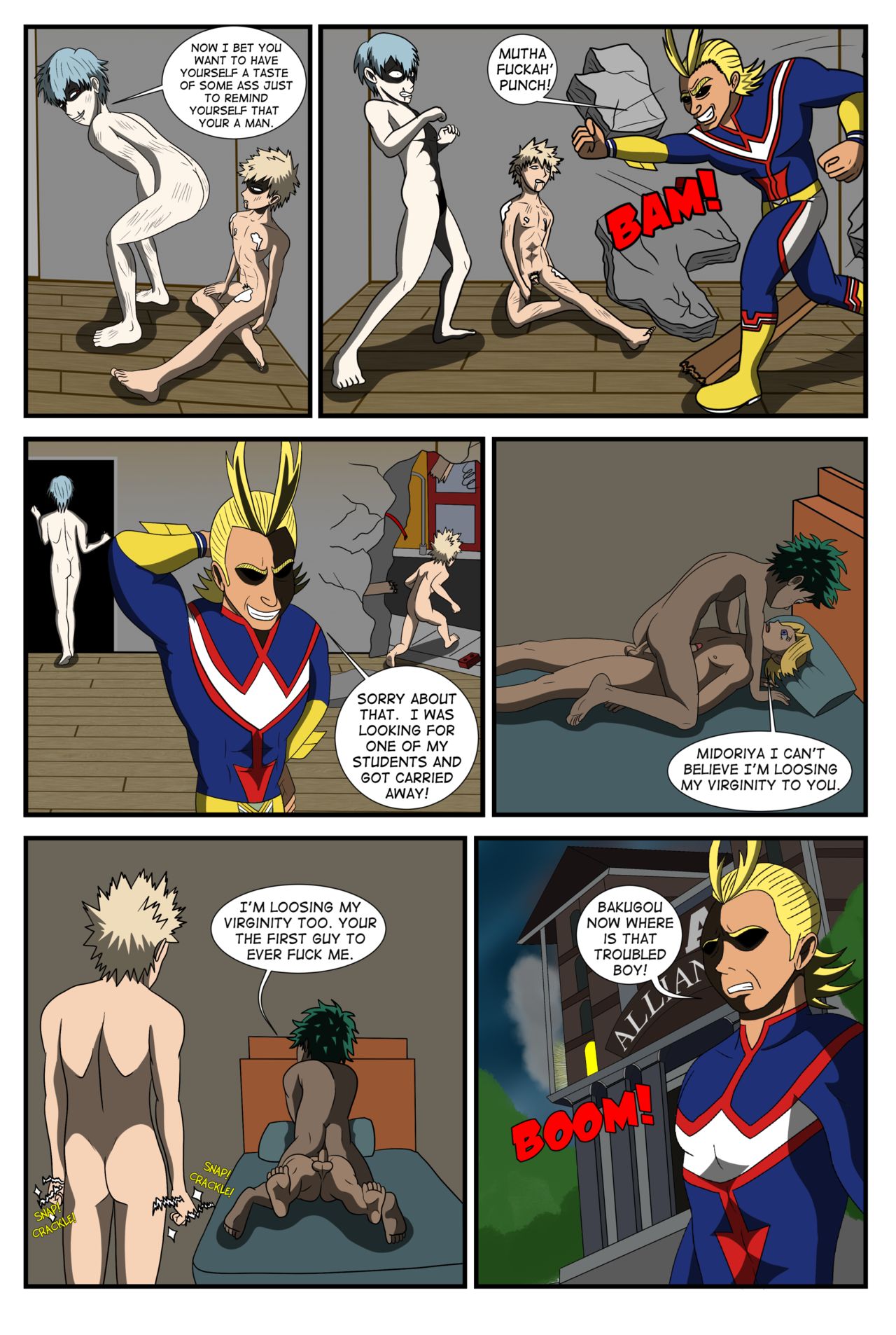 My Horny Academia 2 - Bakugo Bangs Back! 015