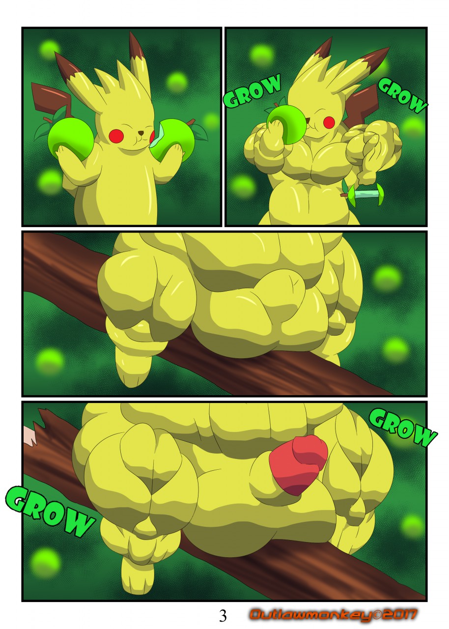Pikachu Muscle Evolution 003