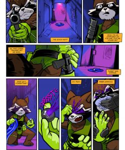 Retro Rocket Raccoon 003