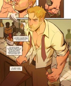 Spellbound - A John Constantine x King Shark Fan Comic 002
