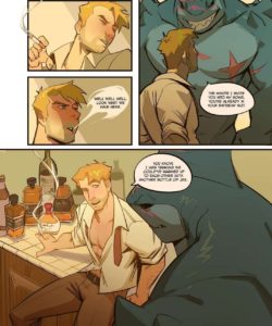 Spellbound - A John Constantine x King Shark Fan Comic 003