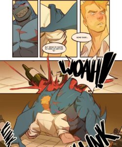Spellbound - A John Constantine x King Shark Fan Comic 004
