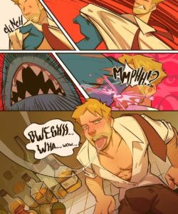 Spellbound - A John Constantine x King Shark Fan Comic 006