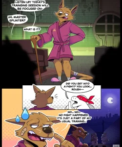 Splinter Gets Spitroasted