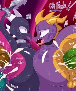 Spyro And Cynder's Gangbang 002