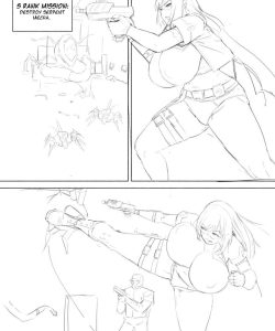 The Guild Clerk's Too Busty Client 008