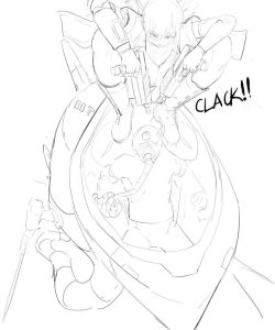 The Guild Clerk's Too Busty Client 009