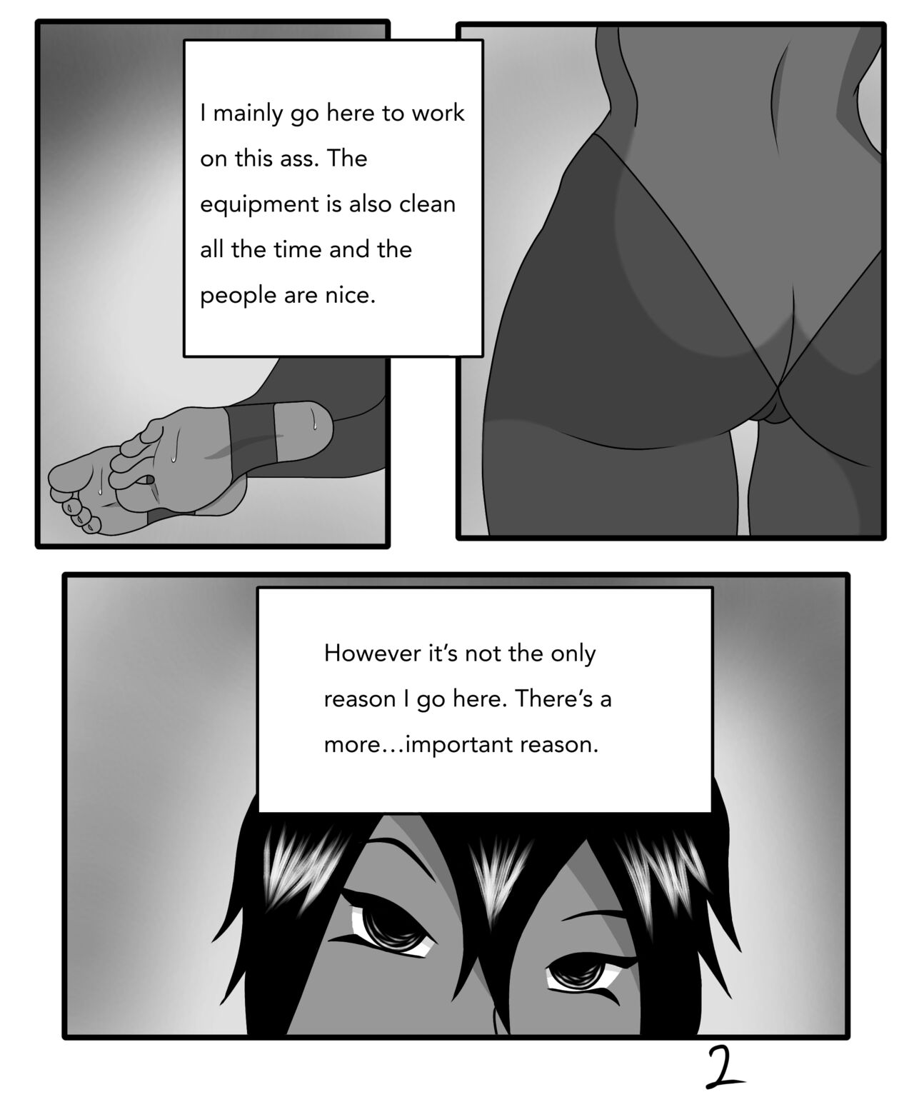 Three's Company - Gym Day 003