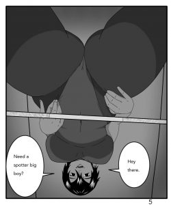 Three's Company - Gym Day 006