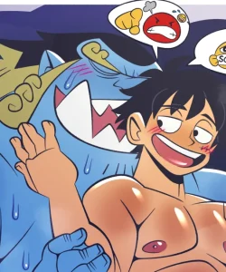 Young Jinbe X Luffy 013