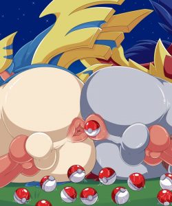 Zacian And Zamazenta In A Bind 002